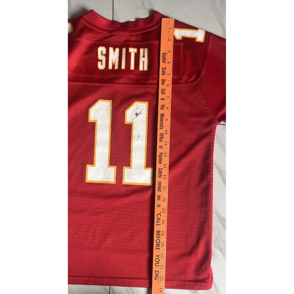 NFL Pro Line Alex Smith Jersey #11 Kansas City Chiefs Youth Medium - Elite Style - Picture 8 of 8